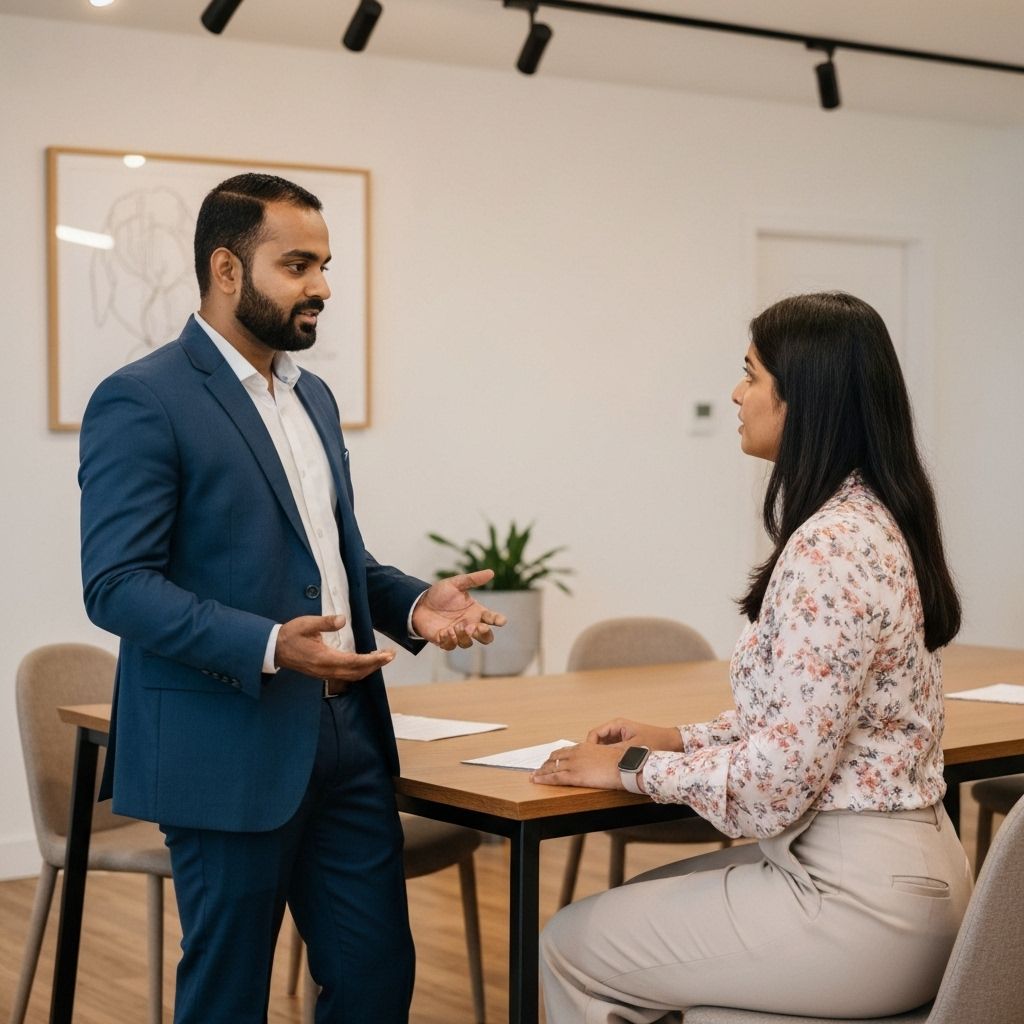 Indian professional job interview practice